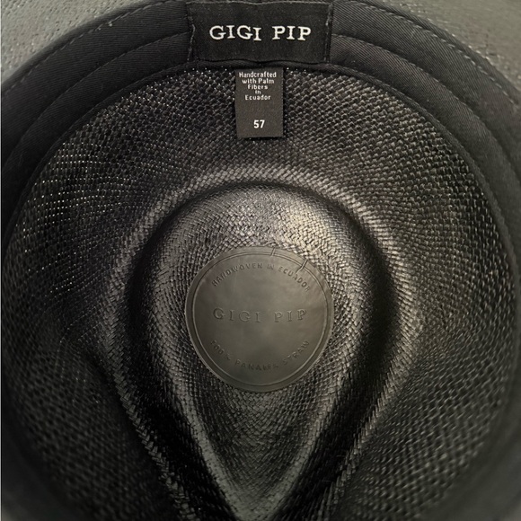 GIGI PIP Carmen Panama Straw Hat - S/M 57 - Picture 7 of 8